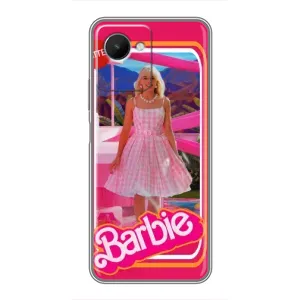 Силиконовый Чехол Барби Фильм на Realme C30s (Барби Марго)