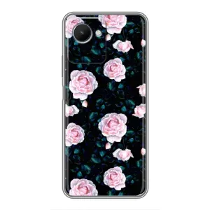 Чехлы с принтом Розочки для Realme C30s (Чайные розы)