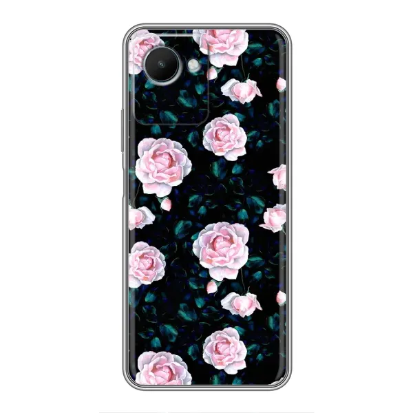 Чехол с рисунком «Чайные розы» для Realme C30s Чехол с рисунком «Чайные розы» для Realme C30s