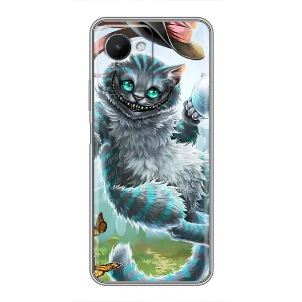 Чехол с рисунком «Чеширский  КОТИК» для Realme C30s