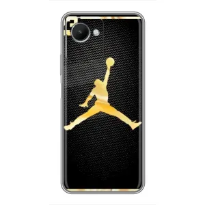 Силиконовый Чехол Nike Air Jordan на Реалми с30s (Джордан 23)