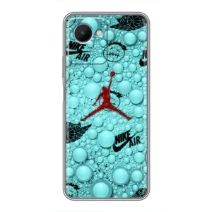 Силиконовый Чехол Nike Air Jordan на Реалми с30s (Джордан Найк)