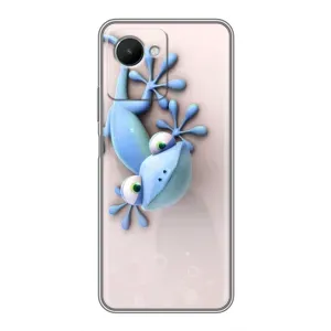 Чехлы с изображением разных животных для Realme C30s (Геккон)