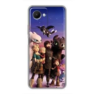Чехол дракон Беззубик для Realme C30s (Герои дракона)