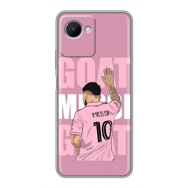 Чехол с рисунком «GOAT MESSI» для Realme C30s Чехол с рисунком «GOAT MESSI» для Realme C30s