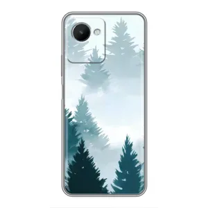 Летний Чехол на Realme C30s (Горный лес)