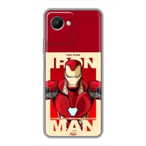 Чехол Супергерой Железный человек на Realme C30s (Iron man)