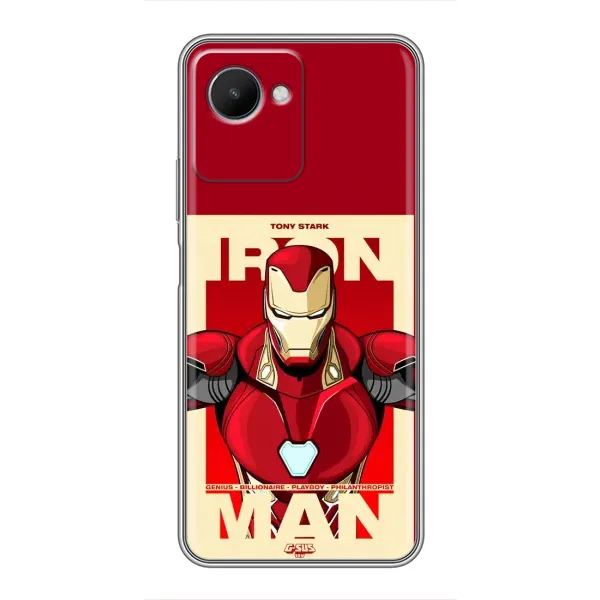 Чехол с рисунком «Iron man» для Realme C30s