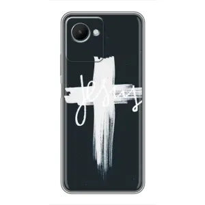 Чехлы для Реалми с30s (Крест Иисуса) (Jesus)