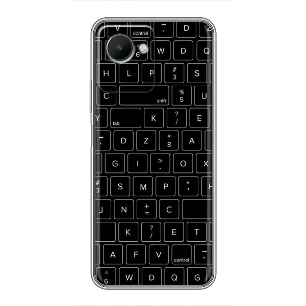Чехол с рисунком «Клавиатура» для Realme C30s Чехол с рисунком «Клавиатура» для Realme C30s