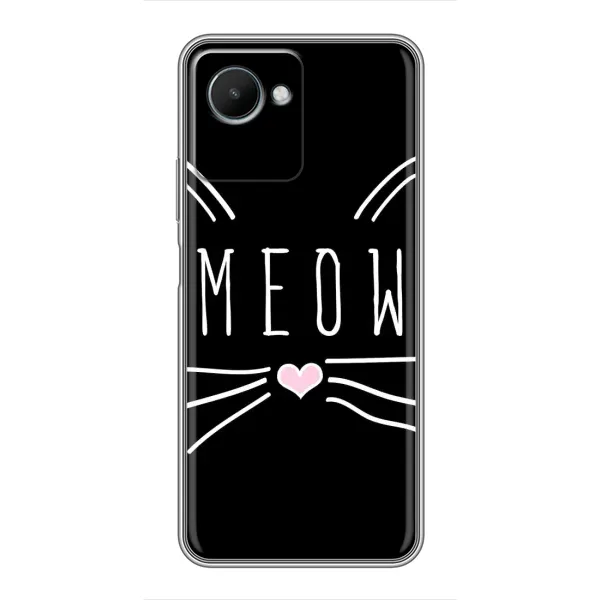 Чехол с рисунком «КОТИК MEOW» для Realme C30s