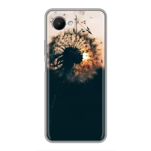 Силиконовый Чехол с одуванчиками на Realme C30s (Красивый одуванчик)
