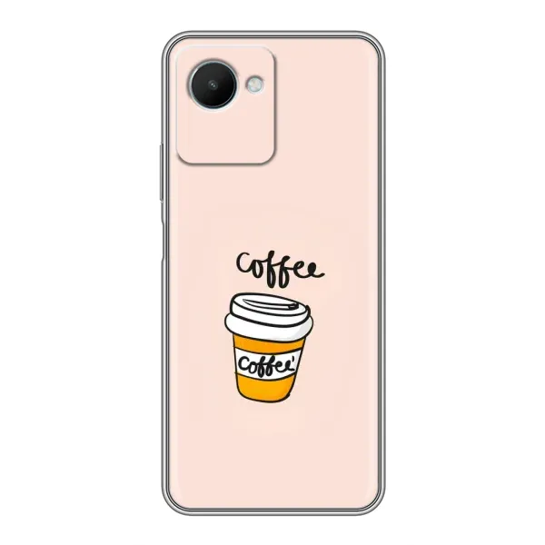 Чехол с рисунком «Кружка кофе» для Realme C30s Чехол с рисунком «Кружка кофе» для Realme C30s
