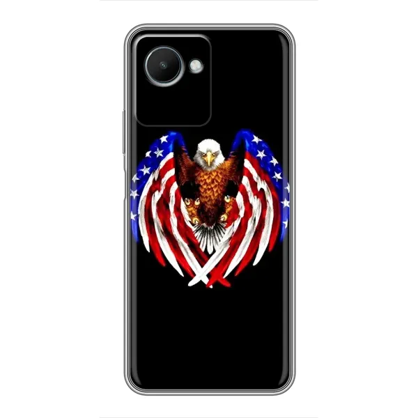 Чехол с рисунком «Крылья США» для Realme C30s Чехол с рисунком «Крылья США» для Realme C30s