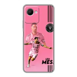 Чехлы Лео Месси в Майами на Realme C30s (Лео в Майами)