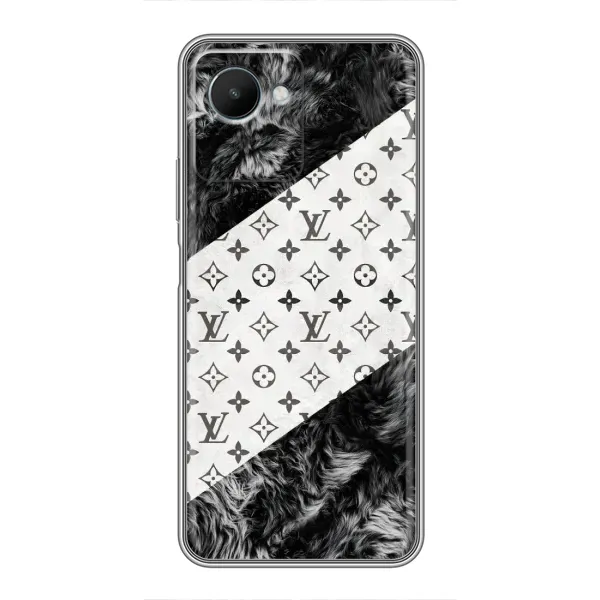 Чехол с рисунком «LV на белом» для Realme C30s Чехол с рисунком «LV на белом» для Realme C30s