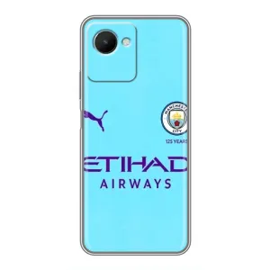 Силиконовые Чехлы принт Футбол на Realme C30s (Man City)