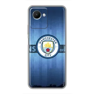 Силиконовые Чехлы принт Футбол на Realme C30s (ManCity)