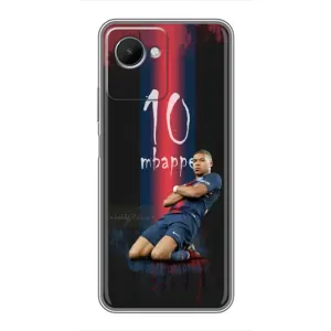 Чехол (TPU) с Футболистом на Realme C30s (MBAPPE 10)