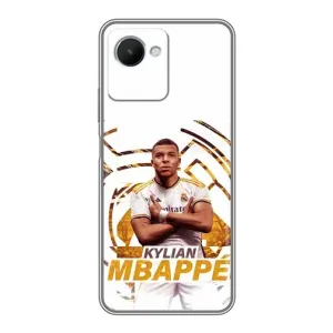 Чехол (TPU) с Футболистом на Realme C30s (Мбаппе Реал)