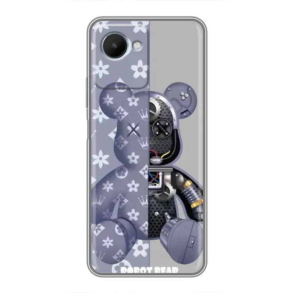Чехол с рисунком «Медведь Louis Vuitton» для Realme C30s