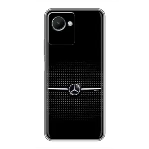 Силиконовый бампер с картинкой машины на Realme C30s (Mercedes)