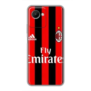 Чехлы с ТОП Футбольными клубами на Realme C30s (Milan)