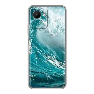 Летний Чехол на Realme C30s (Морская волна)