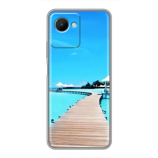 Чехол с рисунком «Набережная» для Realme C30s