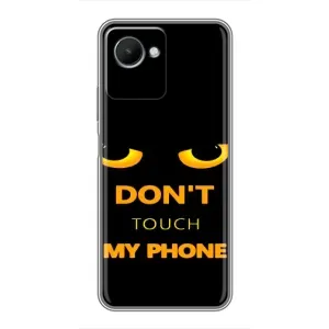 Чохол з Прикольним Принтом на Realme C30s (Не чіпай мій телефон)
