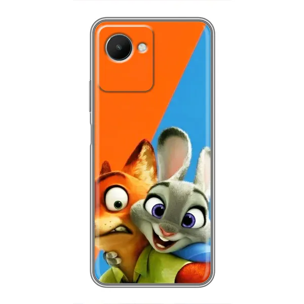 Чехол с рисунком «Ник и Хопс» для Realme C30s