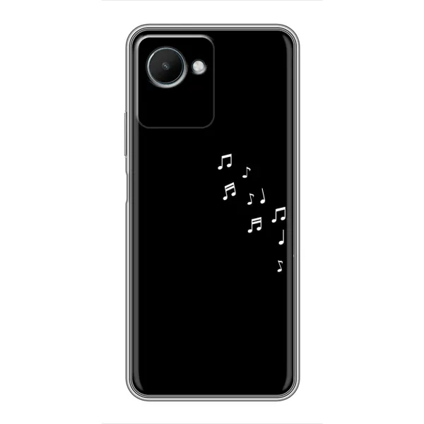 Чехол с рисунком «Ноты» для Realme C30s Чехол с рисунком «Ноты» для Realme C30s
