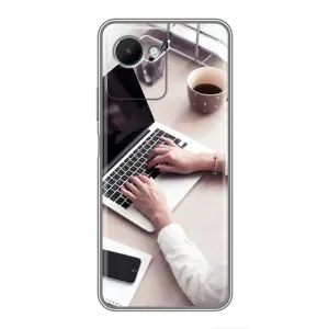 Силиконовый бампер (Работники) на Realme C30s (Офисный работник)