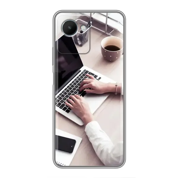Чехол с рисунком «Офисный работник» для Realme C30s Чехол с рисунком «Офисный работник» для Realme C30s