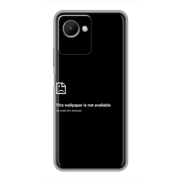 Чехол с рисунком «Ошибка» для Realme C30s Чехол с рисунком «Ошибка» для Realme C30s