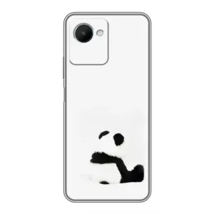 Чехлы с Пандами на Realme C30s (Панда обиделся)