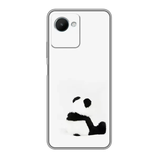Чехол с рисунком «Панда обиделся» для Realme C30s Чехол с рисунком «Панда обиделся» для Realme C30s