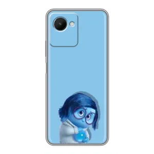 Чехол Головоломка для Realme C30s - (AlphaPrint) (Печаль)