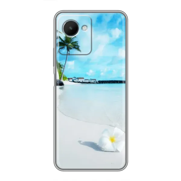 Чехол с рисунком «Пляж» для Realme C30s