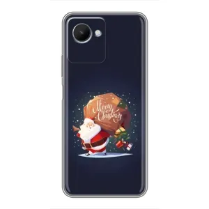 Чехол Санта Клаус для Realme C30s (Подарки от Санты)