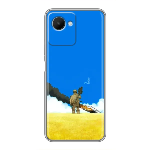 Чехол с рисунком «Попадание» для Realme C30s Чехол с рисунком «Попадание» для Realme C30s