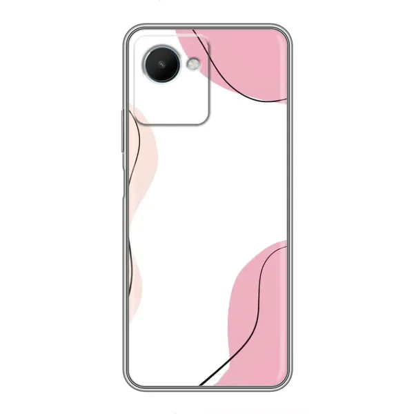 Чехол с рисунком «Розовый фон» для Realme C30s Чехол с рисунком «Розовый фон» для Realme C30s