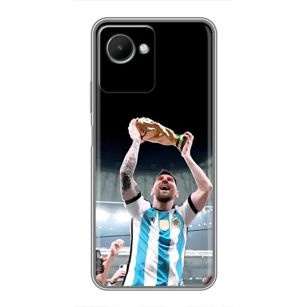 Чехол с рисунком «Счастливый Месси» для Realme C30s Чехол с рисунком «Счастливый Месси» для Realme C30s