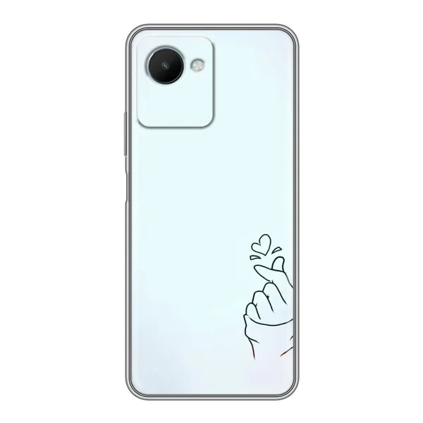 Чехол с рисунком «Сердце на голубом» для Realme C30s Чехол с рисунком «Сердце на голубом» для Realme C30s