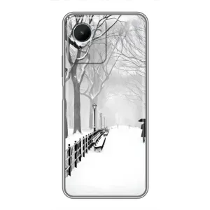 Чехлы на Новый Год Realme C30s (Снегом замело)