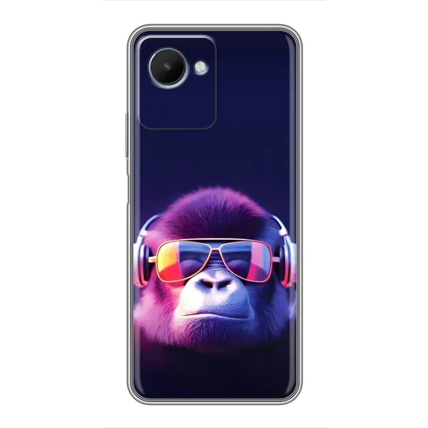 Чехол с рисунком «Стильная обезьяна» для Realme C30s Чехол с рисунком «Стильная обезьяна» для Realme C30s