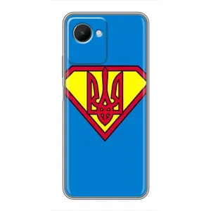 Чехол с картинкой (Патриотический ГЕРБ) на Realme C30s (Super - Герб)