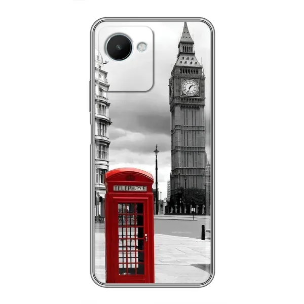 Чехол с рисунком «TELEPHONE» для Realme C30s