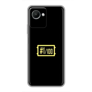 Чохол (TPU) з картинкою "Лого Пабг" на Реалмі с30s (ТОП 1)