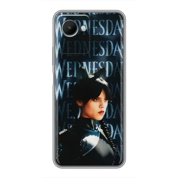 Чехол с рисунком «Уэнздей с ушками» для Realme C30s Чехол с рисунком «Уэнздей с ушками» для Realme C30s